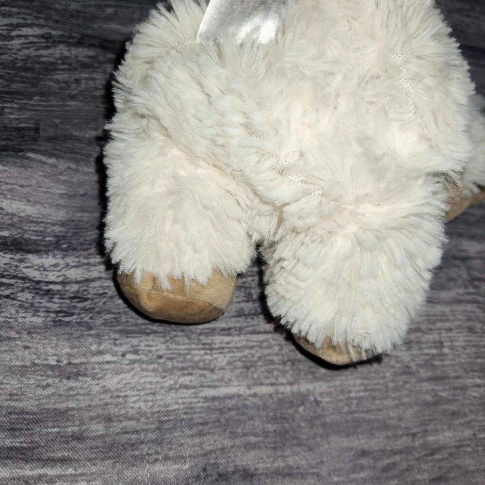 Warmies Marshmallow Puppy Dog Cream Tan Microwaveable Lavender Scented Plush